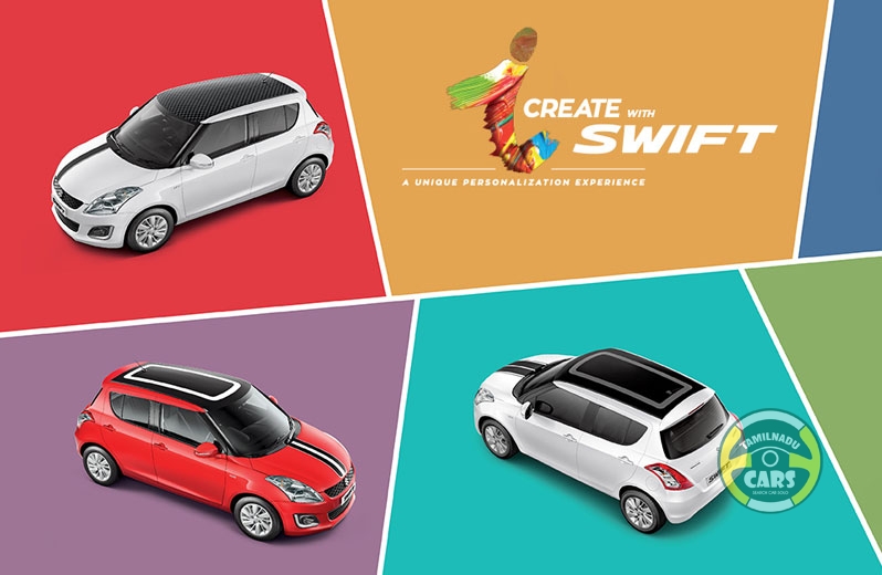 Maruti Swift Now Available With i Create Personalisation